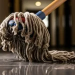 A dirty mop: a home trick to make it look new again in 5 minutes.