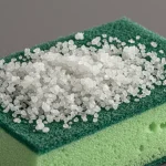 Dishwashing sponge: add salt before use: the housewife’s secret
