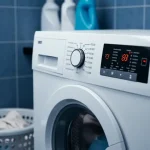 Washing machine, a little goes a long way: your laundry will smell good for days.